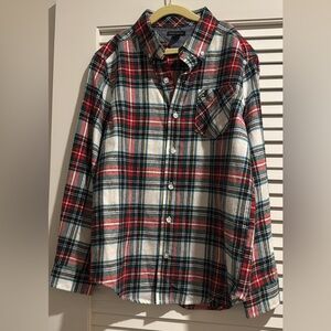 Tommy Hilfiger Kids Plaid Shirt - Red, Green, White
